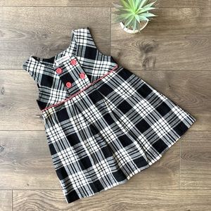 Baby Girls Plaid Dress (12-18M)